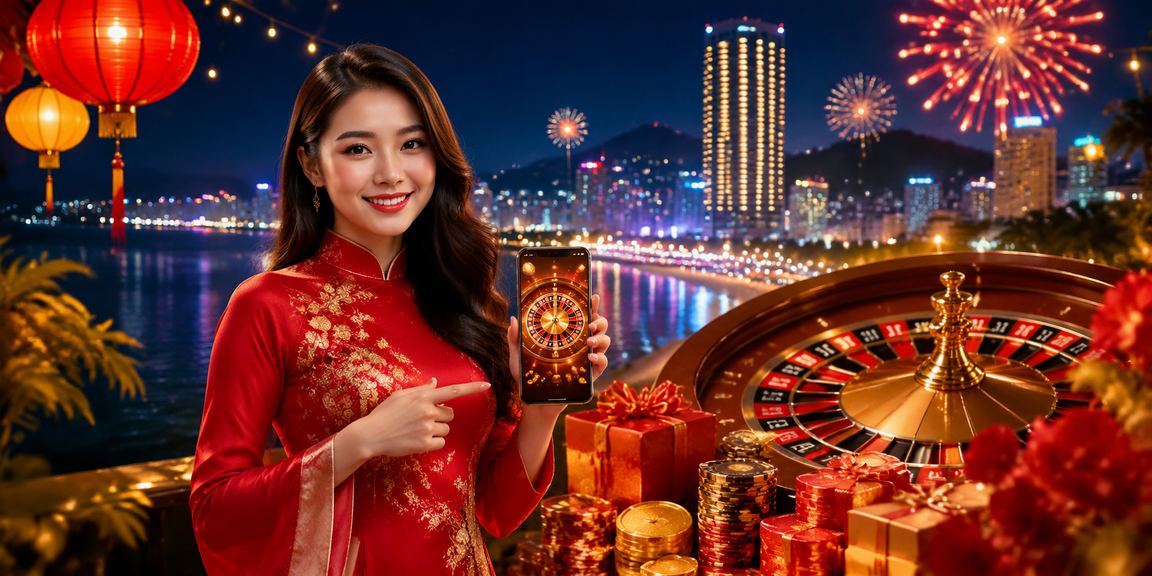 Người chơi Roulette trong trang phục áo dài tại Quy Nhơn – kết hợp văn hóa và giải trí